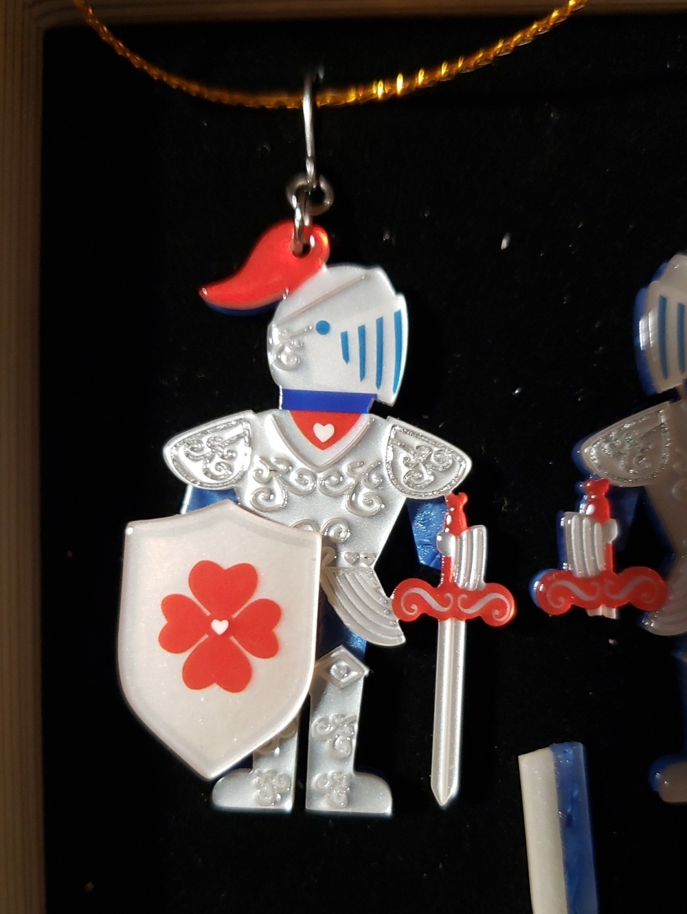 Erstwilder Plot Armour Earrings. One *broken*, see pics. Knight. Ren Faire.